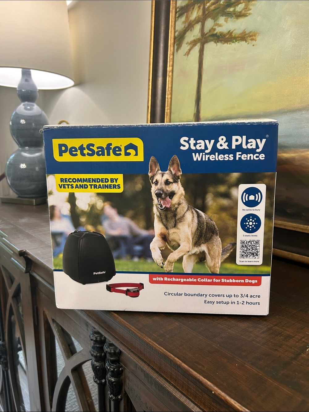 PetSafe Stay & Play Wireless Fence New Never Used.  Box was opened